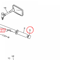 YAMAHA - MANETKA nr: 4NK2628J0000