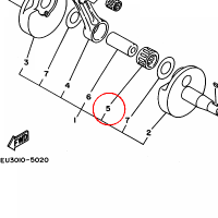 YAMAHA - lozysko nr: 93310418C400