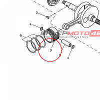 YAMAHA - tlok nr: 5DS1163100A0