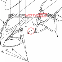 YAMAHA - PODKLADKA SPEC. nr: 4BAF82150000