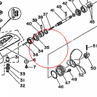 YAMAHA - KOLO ZEBATE nr: 6E0455600000