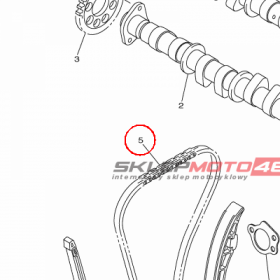 YAMAHA - LANCUCH ROZRZ. nr: 945916012600