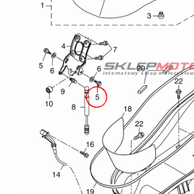 YAMAHA - sruba nr: 901090621400