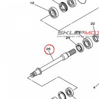 YAMAHA - SHAFT, 1 nr: 5UH1761A0000