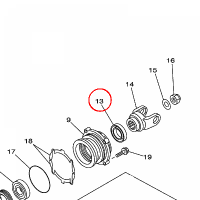 YAMAHA - simmering nr: 931023501200