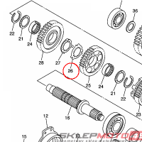 YAMAHA - podkladka nr: 902092534900