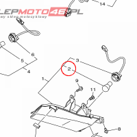 YAMAHA - BULB, FLASHER  (12V PY21W) nr: 59C833110000