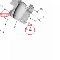 YAMAHA - sruba nr: 901050617000