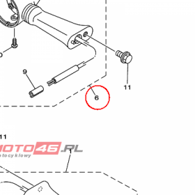 YAMAHA - kierunkowskaz nr: 1D7833202000