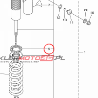 YAMAHA - GUIDE, SPRING 3 nr: 33D222340000