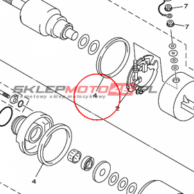 YAMAHA - USZCZELKA nr: 11H818440000