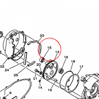 YAMAHA - simmering nr: 931021900800