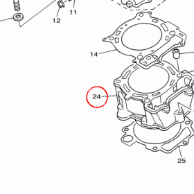 YAMAHA - cylinder nr: 2S2113113000