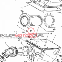 YAMAHA - CLIP, CAP FITTING nr: B16E44240000