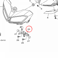 YAMAHA - STAY, SETTING nr: BS28431R0000