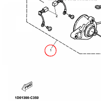 YAMAHA - ROZRUSZNIK nr: 3MB818000200