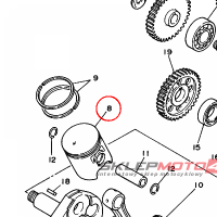 YAMAHA - tlok nr: 3MB116310295