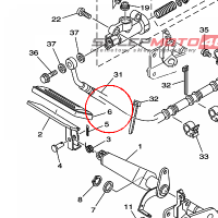 YAMAHA - NAKLADKA GUMOWA nr: 4WM272850000