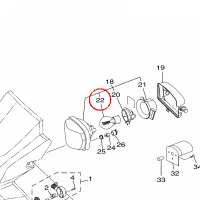 YAMAHA - ZAROWKA nr: 1D4H41140000