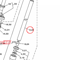 YAMAHA - golen teleskopu nr: 3S9F31100000