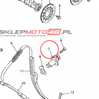 YAMAHA - NAPINACZ LANC. ROZ. nr: 5DM122100000