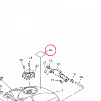 YAMAHA - TABLICZKA INFORMUJ?CA nr: 4C8215680100