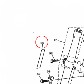 YAMAHA - emblemat nr: 992410016000