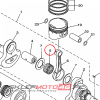 YAMAHA - lozysko nr: 93310633P500