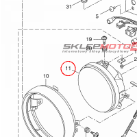 YAMAHA - klosz lampy nr: 5S7843200000