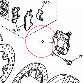 YAMAHA - ZACISK HAM. nr: 3LD2580T0000