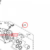 YAMAHA - ZACISK HAM. nr: 5B42580U0100