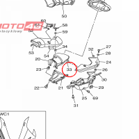 YAMAHA - DAMPER, PLATE nr: 905200300500