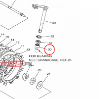 YAMAHA - lozysko nr: 933171109600