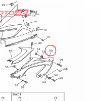 YAMAHA - COVER 7 nr: 13S2117V00P1