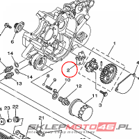 YAMAHA - USZCZELKA nr: 5UH133290000