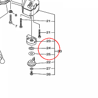 YAMAHA - podkladka nr: 902091013100