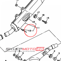 YAMAHA - ZATRZASK nr: 902674808400