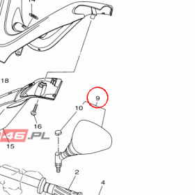 YAMAHA - lusterko nr: 5CG262801000