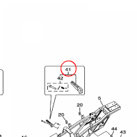 YAMAHA - PODNOZEK nr: 1D4F74400000