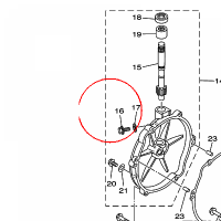 YAMAHA - sruba nr: 901090641800