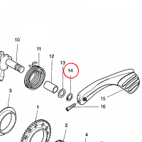 YAMAHA - PIERSCIEN ZAB. nr: 990091540000