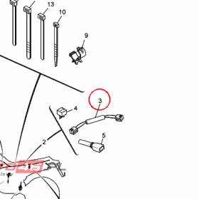 YAMAHA - WIRE, LEAD 1 nr: 5DSH41480000