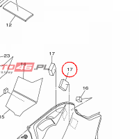 YAMAHA - DAMPER nr: 3B42174Y0000