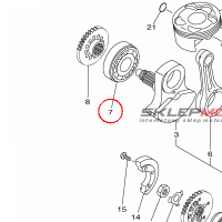 YAMAHA - lozysko nr: 933063064400