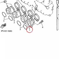 YAMAHA - kruciec ssacy nr: 4KG135860100