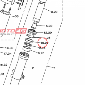 YAMAHA - simmering nr: 1D7231450000