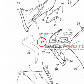 YAMAHA - SCREW, BINDING nr: 9890M0601600