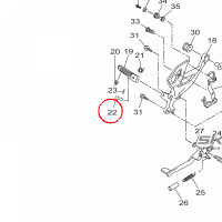 YAMAHA - WALEK LOZYSKA nr: 902400814500