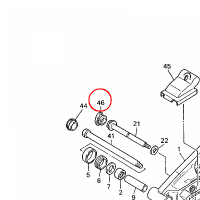 YAMAHA - POKRYWA nr: 34L221170000