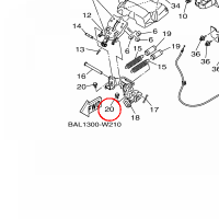 YAMAHA - SRUBA nr: 901190621200